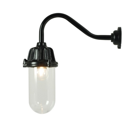 Black, Clear Glass