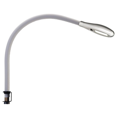 ORIGINAL BTC Cirrus Over the Bedhead Light - Clear anodised, off white