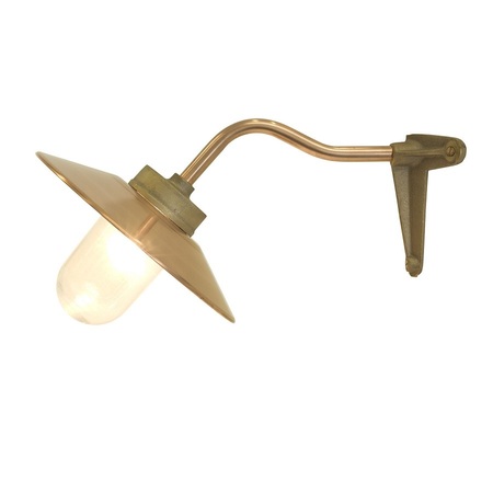 ORIGINAL BTC Exterior Bracket Light, Canted, Corner - Gunmetal, Clear Glass