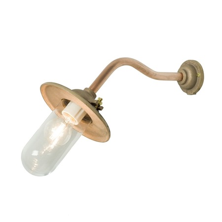 ORIGINAL BTC Exterior Bracket Light, Ref, Canted, Round - Gunmetal, Clear Glass