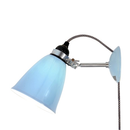 ORIGINAL BTC Hector Medium Dome Wall Light PSC - Light blue