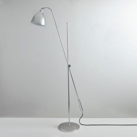 Original BTC Task Overreach - Stehleuchte - Polished-Aluminium