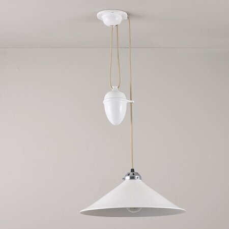 Original BTC Cobb Rise & Fall Large Pendant Light - Pendelleuchte - Naturweiß