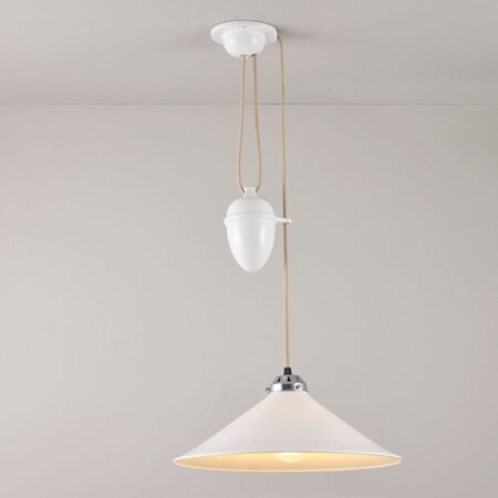 Original BTC Cobb Rise & Fall Large Pendant Light - Pendelleuchte - Naturweiß