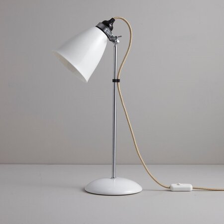 Original BTC Hector Medium Dome Table Light - Tischleuchte - Naturweiß 