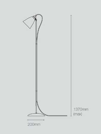Original BTC Hector 30 Floor Light - Stehleuchte