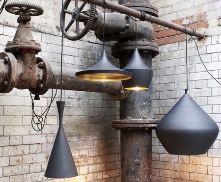 Tom Dixon Beat Black Range Linear Pendant System