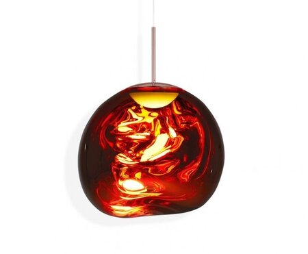 Tom Dixon Melt Led Pendant - COPPER - im eingeschalteten Zustand