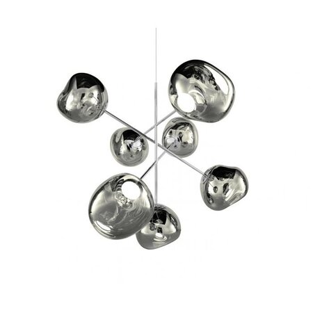 Tom Dixon Melt Chandelier - Kronleuchter - Chrome - Large