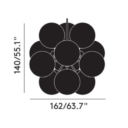 Tom Dixon Burst Chandelier CB - Kronleuchter