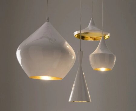 Tom Dixon Beat White Range LED Pendant System - Pendelleuchten - Round