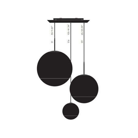 Tom Dixon Mirror ball Gold Range Round LED Pendant System - Pendelleuchten