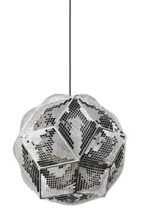 Tom Dixon  Puff Pendant - Pendelleuchte - Rostfreier Stahl