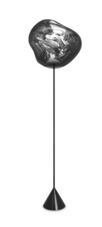 Tom Dixon Melt Cone Slim Floor LED - Stehleuchte - Silber