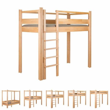 De Breuyn Debe Destyle Basisbett B Leiter Seitlich - Buche Natur