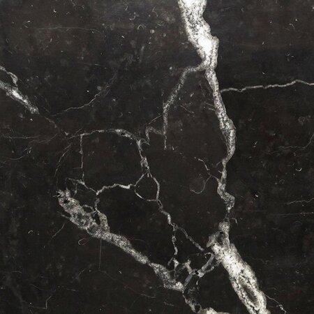 Mogg Once Upon A Light - Black Marquinia marble base and Black stick