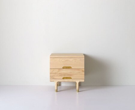 Kalon Simple Side Table Ash