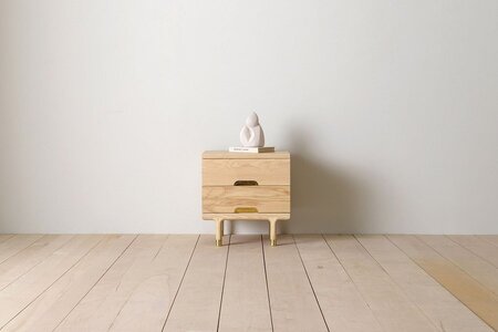 Kalon Simple Side Table Ash