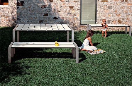 Kristalia Sushi Outdoor Alucompact Tisch