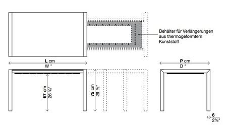 Kristalia Sushi 12 Outdoor Tisch