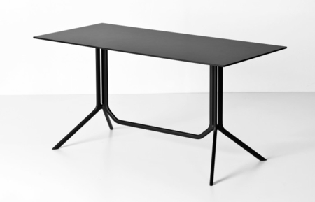 Kristalia Poule Double Tisch - Schwarz