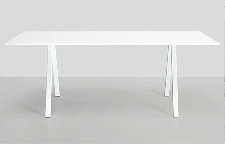 Kristalia Neat - Metall Tisch - Weiss