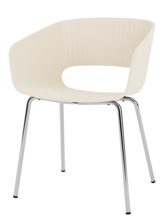 Montana-Marèe 401 Dining Stuhl-Chrom - Oak