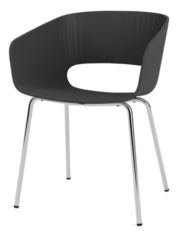 Montana-Marèe 401 Dining Stuhl-Chrom  - black