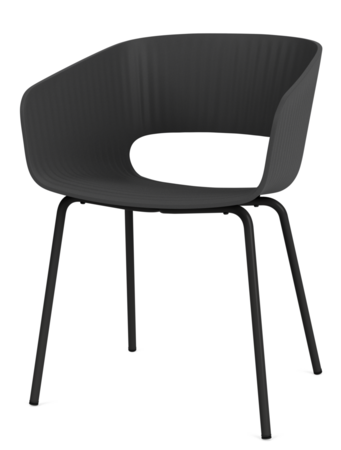 Montana-Marèe 401 Dining Stuhl-Gestell lackiert - black