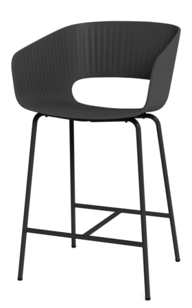 Montana-Marèe 402 Counter Stuhl-pulverbeschichtet - black