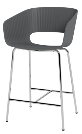 Montana-Marèe 402 Counter Stuhl-chrom - anthracite