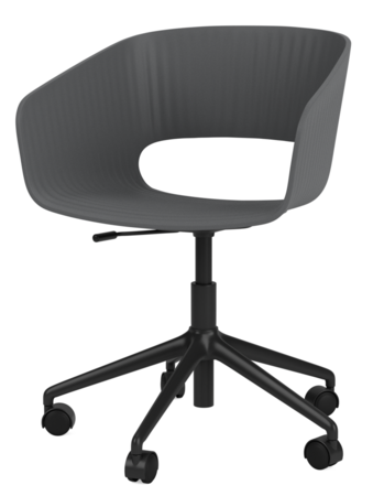 Montana-Marée 405-Bürostuhl mit Rollen-lackiert - anthracite