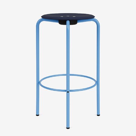 Montana-Kevi 2053-Counter-Hocker - pulverbeschichtet - azure