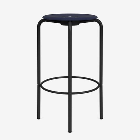 Montana-Kevi 2053-Counter-Hocker - pulverbeschichtet - black