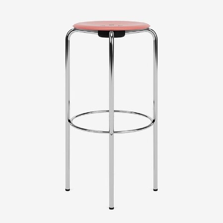 Montana-Kevi 2052-Barhocker Chrom - rhubarb