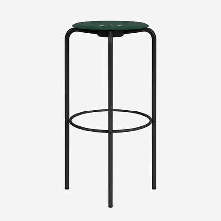 Montana-Kevi 2052-Barhocker pulverbeschichtet - black
