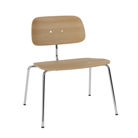 KEVI E2063 Lounge - Chrome 44C - Furnier Oak 300