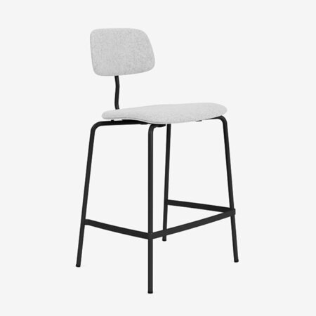 KEVI E2061 Counter - Vollgepolstert - Pulverbeschichtet - Black 05 - Lasur Black 05 - Hallingdal 116
