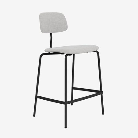 KEVI E2061 Counter - Vollgepolstert - Pulverbeschichtet - Black 05 - Lasur Black 05 - Remix 123