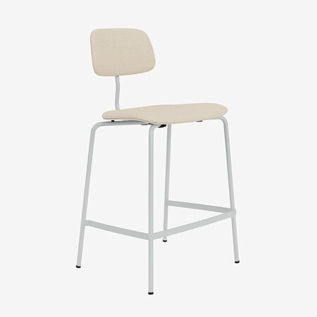 KEVI E2061 Counter - Vollgepolstert - Pulverbeschichtet - Oyster 156 - Lasur Black 05 - Hallingdal 200