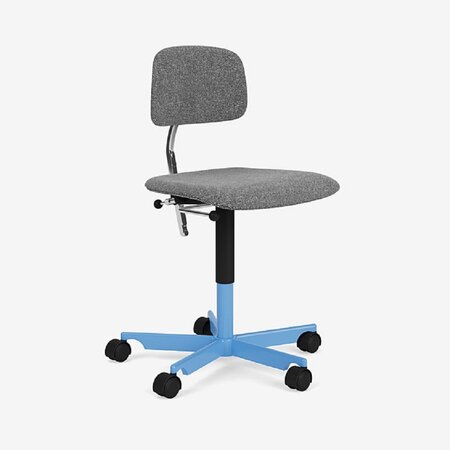 Montana KEVI 2533 mit gepolsterter Sitz-Vollgepolstert-Pulverbeschichtet Azure 154-Lasur Black 05-Hallingdal 116