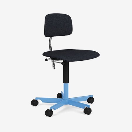 Montana KEVI 2533 mit gepolsterter Sitz-Vollgepolstert-Pulverbeschichtet Azure 154-Lasur Black 05-Hallingdal 180