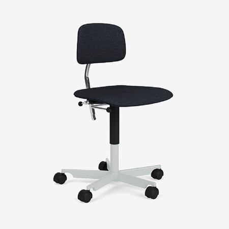 Montana KEVI 2533 mit gepolsterter Sitz-Vollgepolstert-Pulverbeschichtet Oyster 156-Lasur Black 05-Hallingdal 180