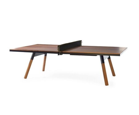 RS Barcelona You and Me Standard Ping-Pong Table - Walnut_Black