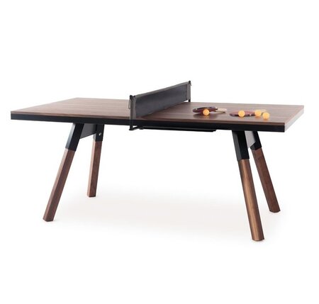 RS Barcelona You and Me 180 Ping-Pong Table - Walnut_Black