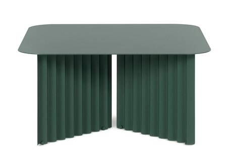RS Barcelona Plec Rectangular Occasional Table Medium - Couchtisch 70x35,6x60 cm - Stahl - Grün