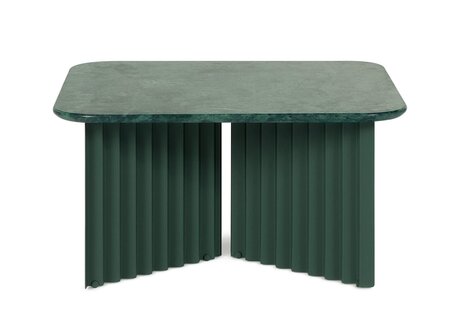 RS Barcelona Plec Rectangular Occasional Table Medium - Couchtisch 70x35,6x60 cm - Mamor - Grün Aver