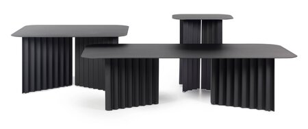 RS Barcelona Plec Rectangular Occasional Table Medium - Couchtisch 70x35,6x60 cm - Stahl - Weiß
