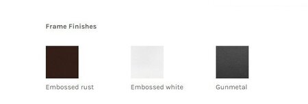 Frame Finishes