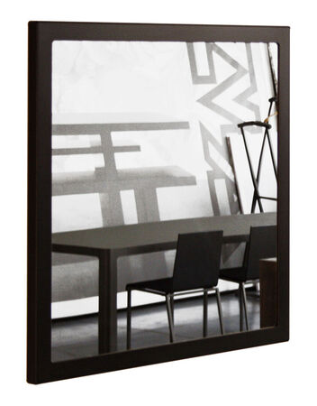 Zeus Little Frame Spiegel 60 x 60 cm - Metall Braun Epoxidharz lackiert